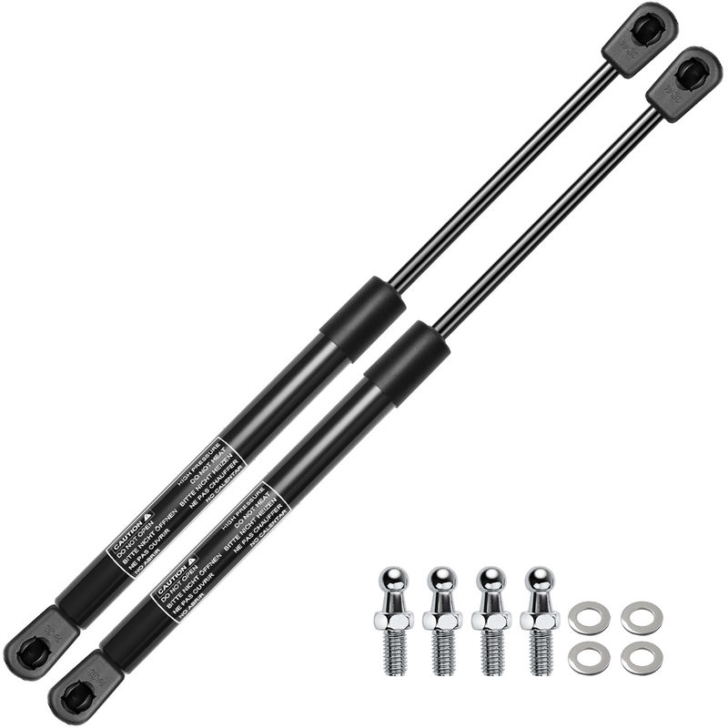 2x Universal Lift Supports Gas Struts Extended Length 19.69in. 12.20in. 120lbs