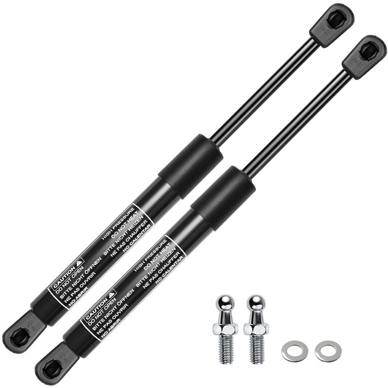 2x Universal Lift Supports Gas Struts with Spike Extended Length 9.0in. 13lbs