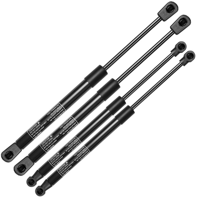 4x Front Hood & Rear Tailgate Lift Supports Shock Struts for Mercedes-Benz ML320