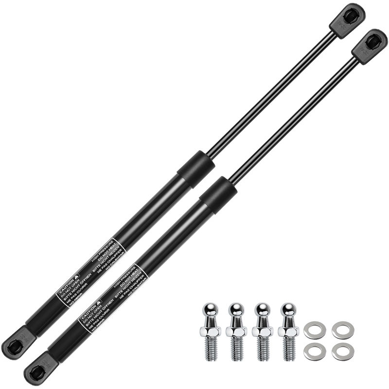 2x Universal Lift Supports Gas Struts Extended Length 17.13in. 10.75in. 40lbs