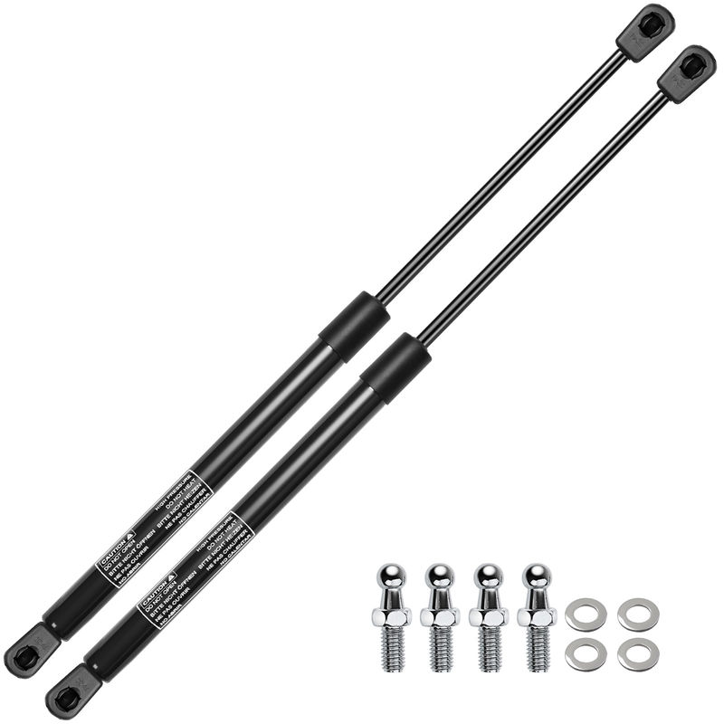 2x Universal Lift Supports Gas Struts with Spike Extended Length 22.87in. 37lbs
