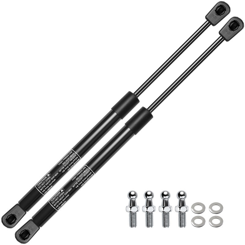 2x Universal Lift Supports Gas Struts Extended Length 19.69in. 12.20in. 60lbs