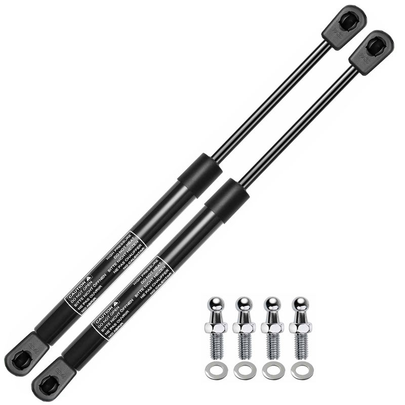 2x Universal Lift Supports Gas Struts with Spike Extended Length 15.66in. 40lbs