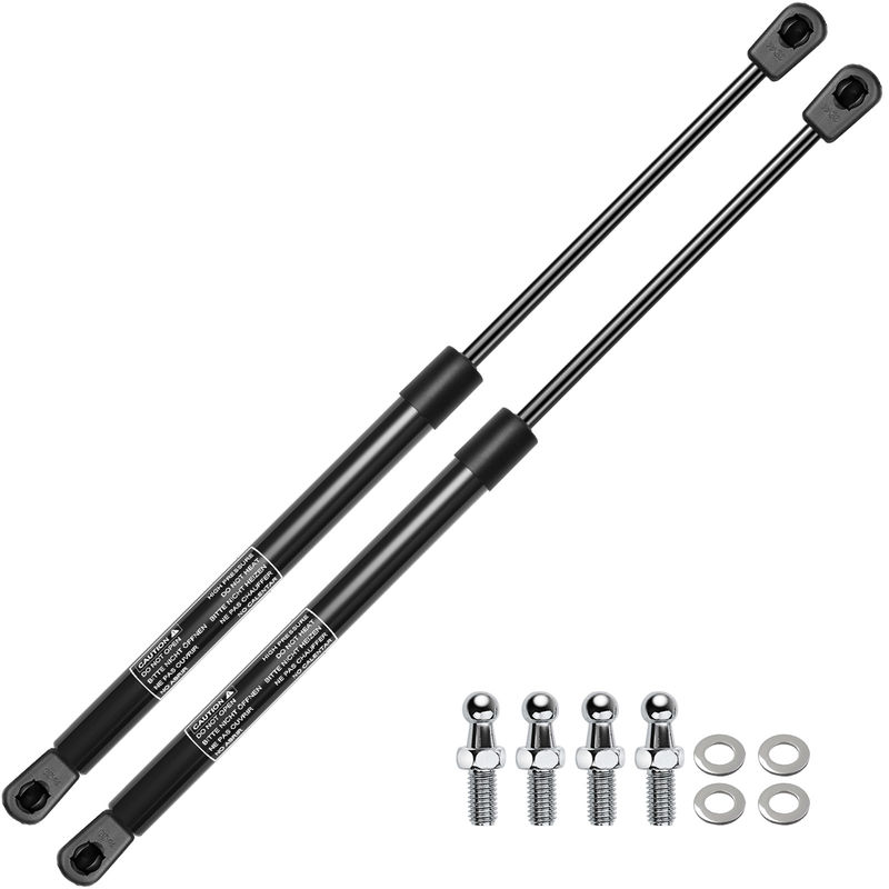 2x Universal Lift Supports Gas Struts Extended Length 17.13in. 10.75in. 60lbs