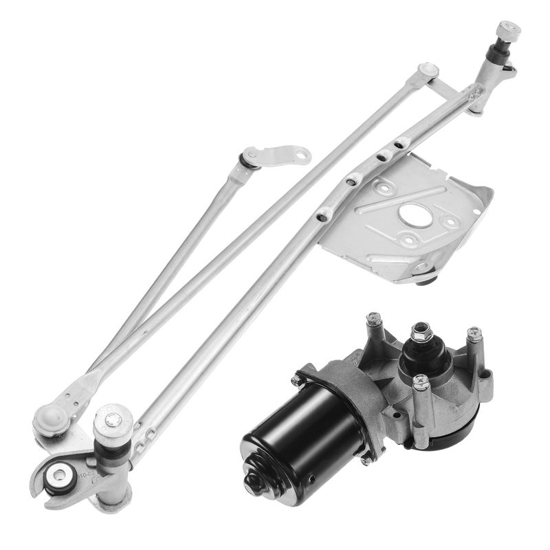 2x Front Windshield Wiper Linkage & Motor Assembly for Ford Explorer 2008-2010