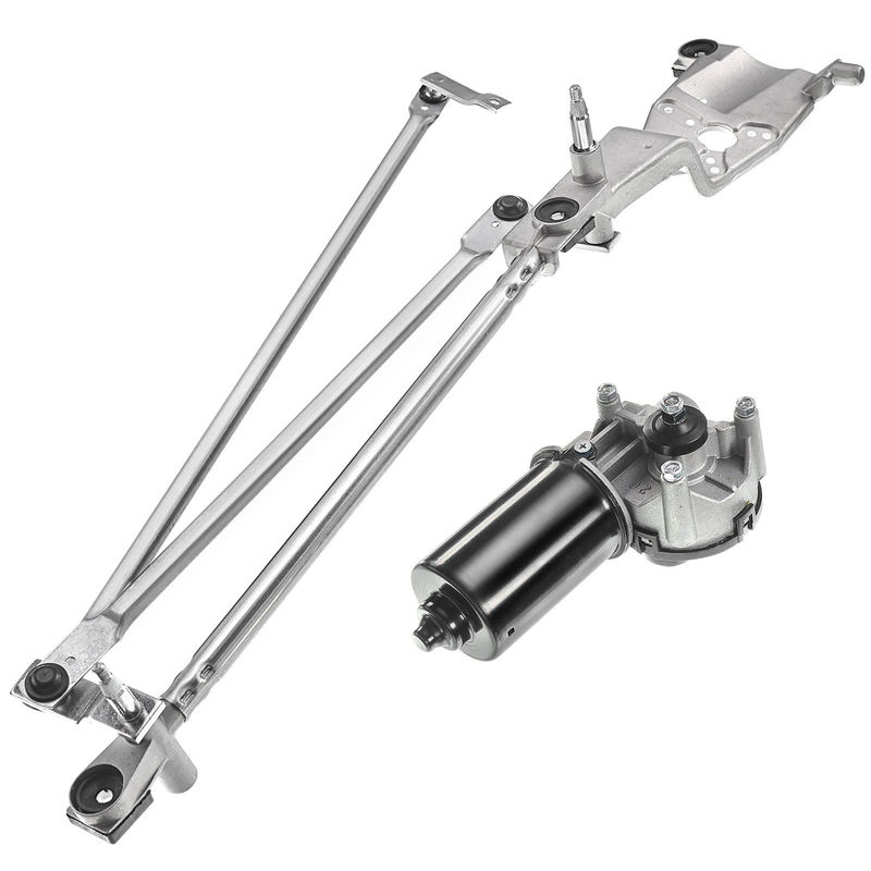 2x Front Windshield Wiper Linkage & Motor Assembly for Ford Focus 2000 2001-2005