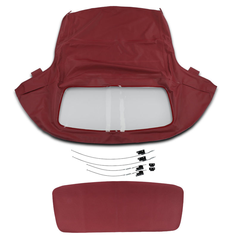 Burgundy Convertible Soft Top with Plastic Window for BMW E36 Z3 1996-2002