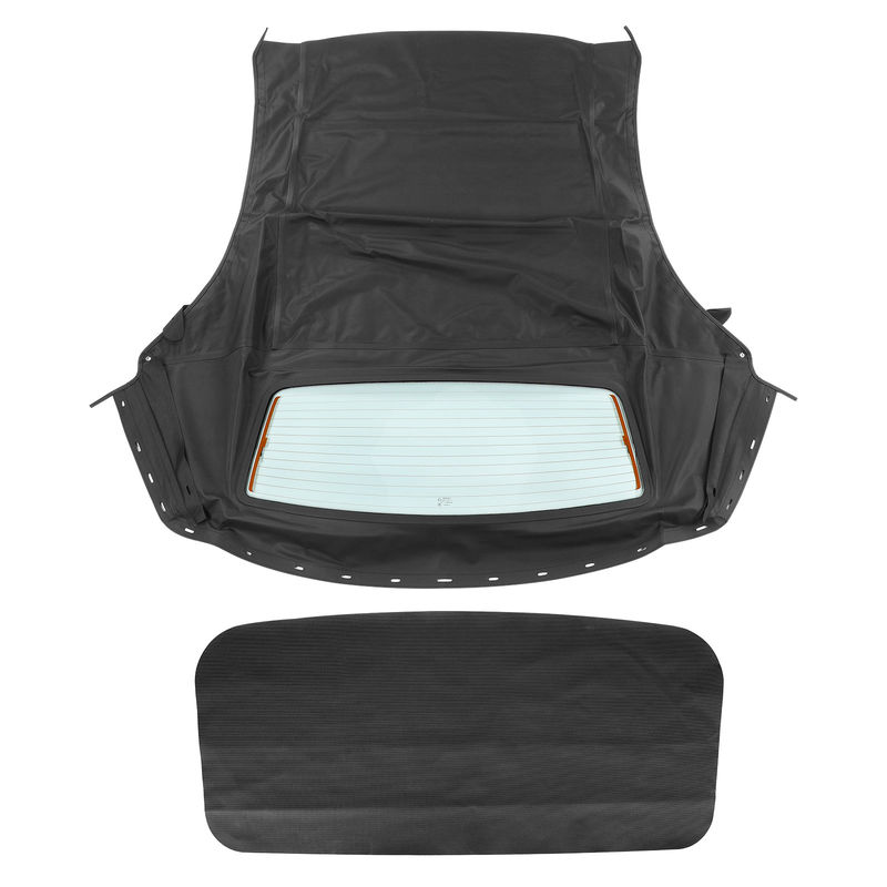 Black Convertible Soft Top with Glass Window for Ford Mustang 1994-2004