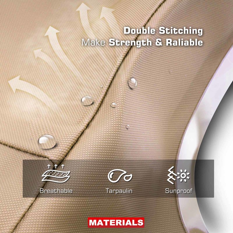 Convertible Soft Top with Clear Plastic Window for BMW E30 E36 318i 325i Tan