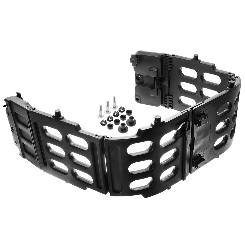 Black Rear Tailgate Stowable Bed Extender Kit for Ford F-150 2009-2014 Pickup