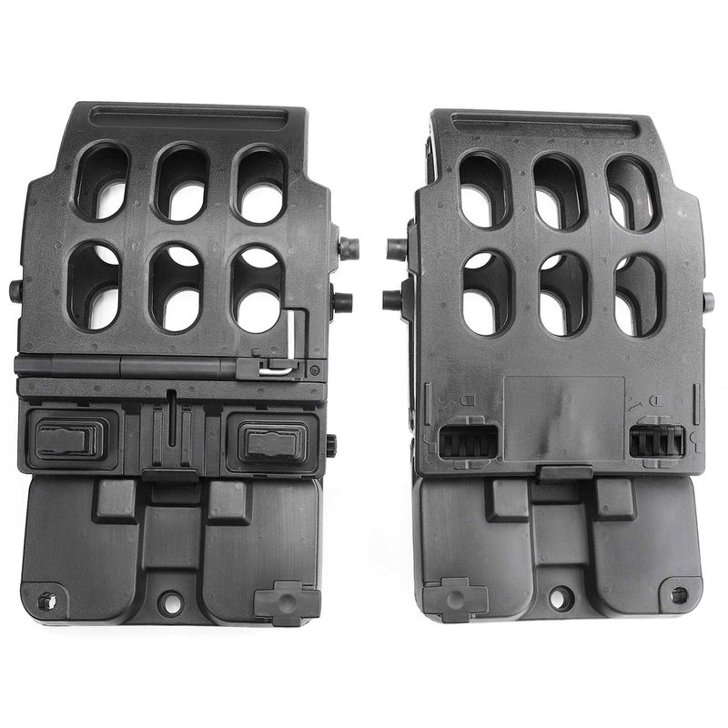 Black Rear Tailgate Stowable Bed Extender Kit for Ford F-150 2009-2014 Pickup