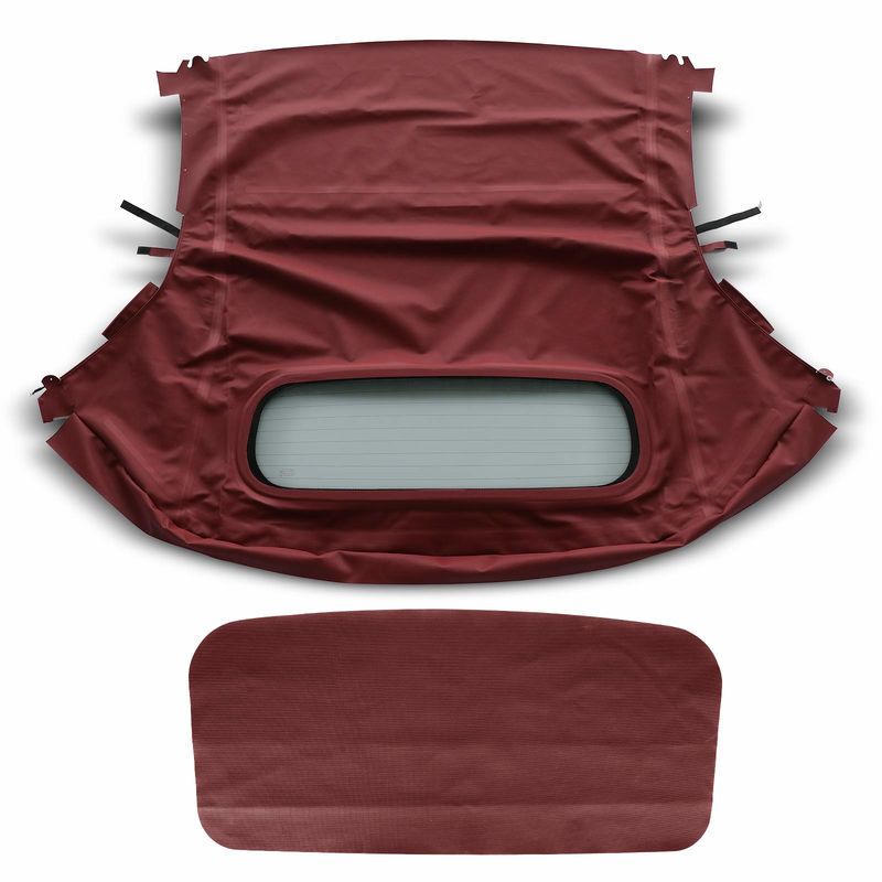 Bordeaux Convertible Soft Top with Glass Window for Porsche Boxster 1997-2002