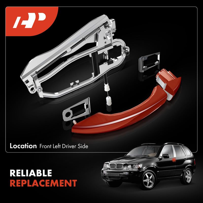 2x Front Outside Door Handle Carriers for BMW E53 X5 2000-2006