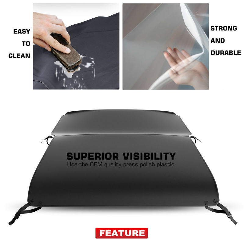 Diamond Black Extended Bikini Soft Top for Jeep TJ Wrangler 97-06 Sport Utility