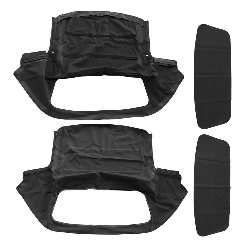 Black Convertible Soft Top with Plastic Window for Alfa Romeo GT Veloce Spider