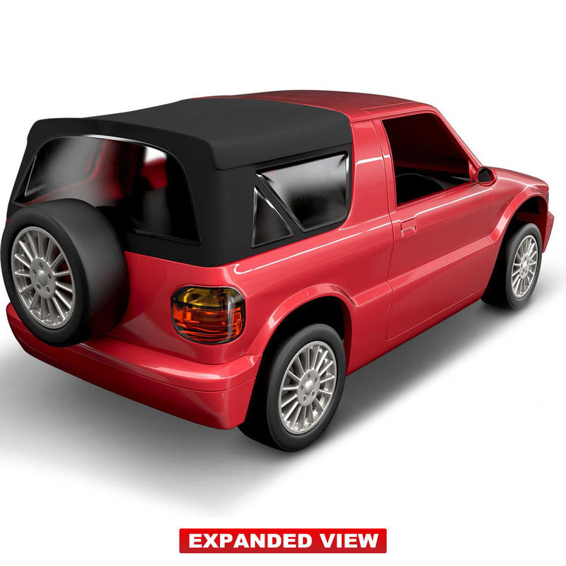 Convertible Soft Top for Kia Sportage 1996-2002 Convertible Sport Utility Black