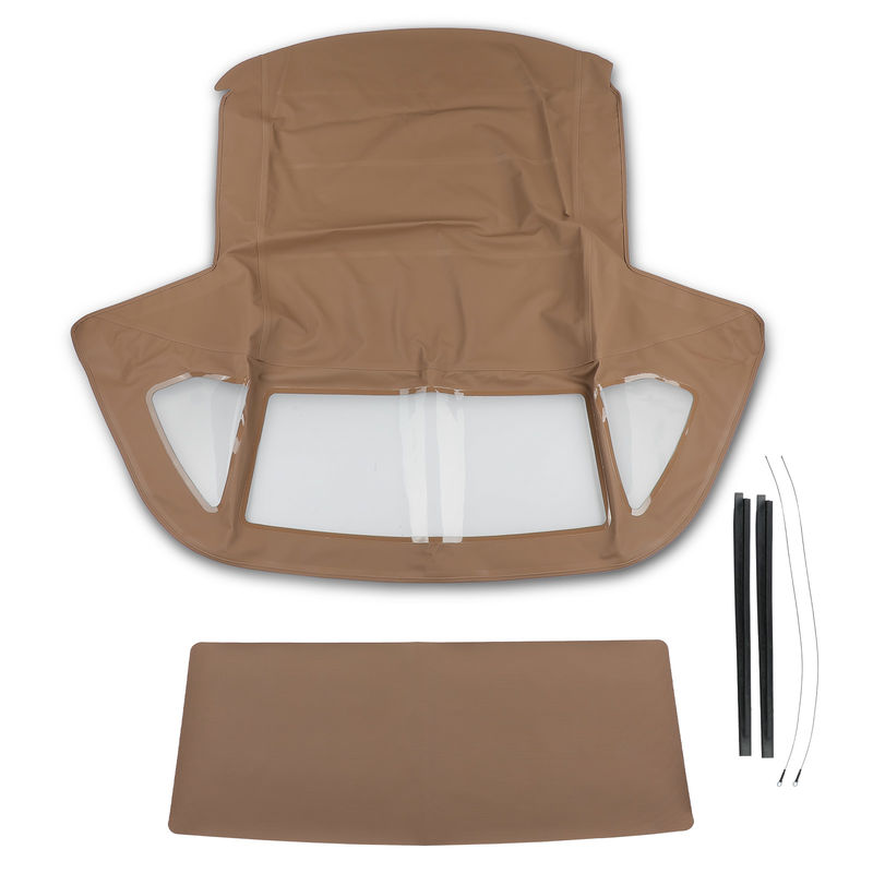 Tan Convertible Soft Top with Plastic Window for Mercedes-Benz 380SL 450SL 560SL