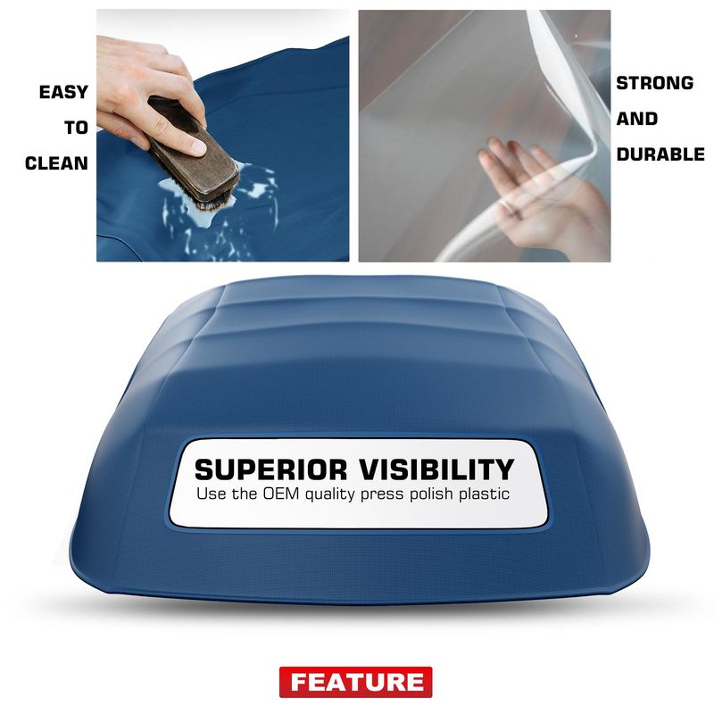 Blue Convertible Soft Top with Plastic Window for Porsche Boxster 1997-2002