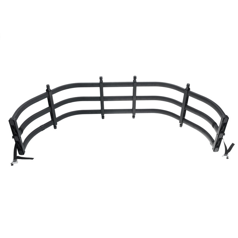 Black Rear Tailgate Stowable Bed Extender Kit for Ram 1500 2019-2021 Pickup