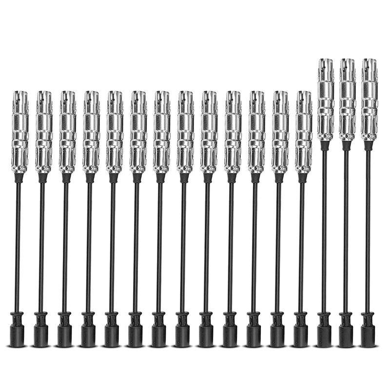 16x Spark Plug Wire Set for Mercedes-Benz C43 AMG CLK430 CLS500 E430 ML430 S430