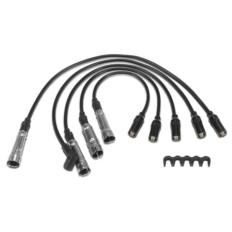 5x Spark Plug Wire Set for Volkswagen Passat 1991-1994 Golf Jetta Audi 80