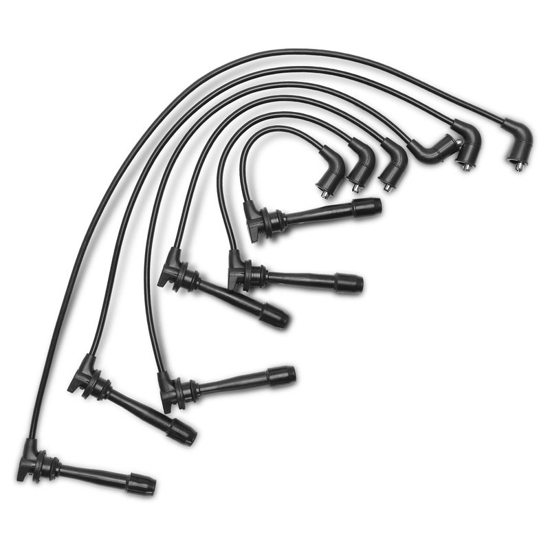 6x Spark Plug Wire Sets for Hyundai Tiburon 2003-2008 Santa Fe Sonata Kia Optima