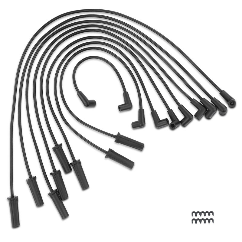 9x Spark Plug Wire Sets for Chevrolet C2500 C3500 K2500 K3500 GMC 90-93 V8 7.4L