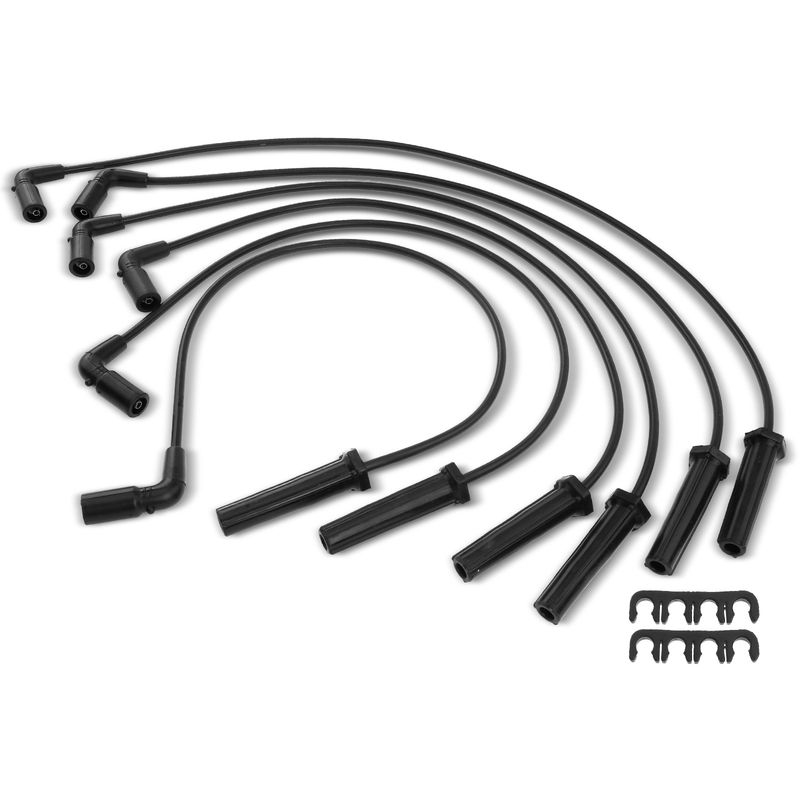 6x Spark Plug Wire Set for Chevrolet Silverado Express GMC Sierra 1500 4.3L