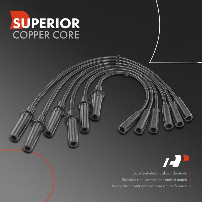 6x Spark Plug Wire Set for Dodge Caravan 01-07 Chrysler Town & Country 01-10 VW