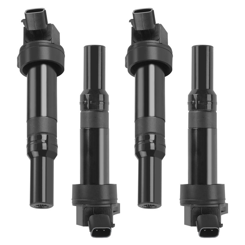 4x Ignition Coils with 2 Pins for Hyundai Tucson 14-20 Elantra 11-16 Kia Forte