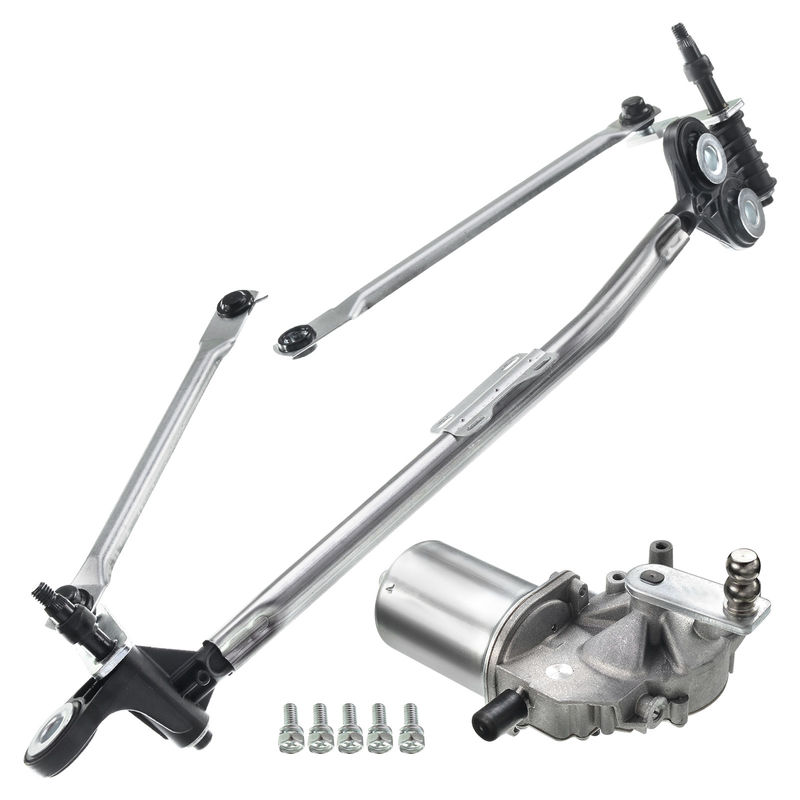 2x Front Windshield Wiper Linkage & Motor Assembly for BMW X5 E70 07-13 X6 E71