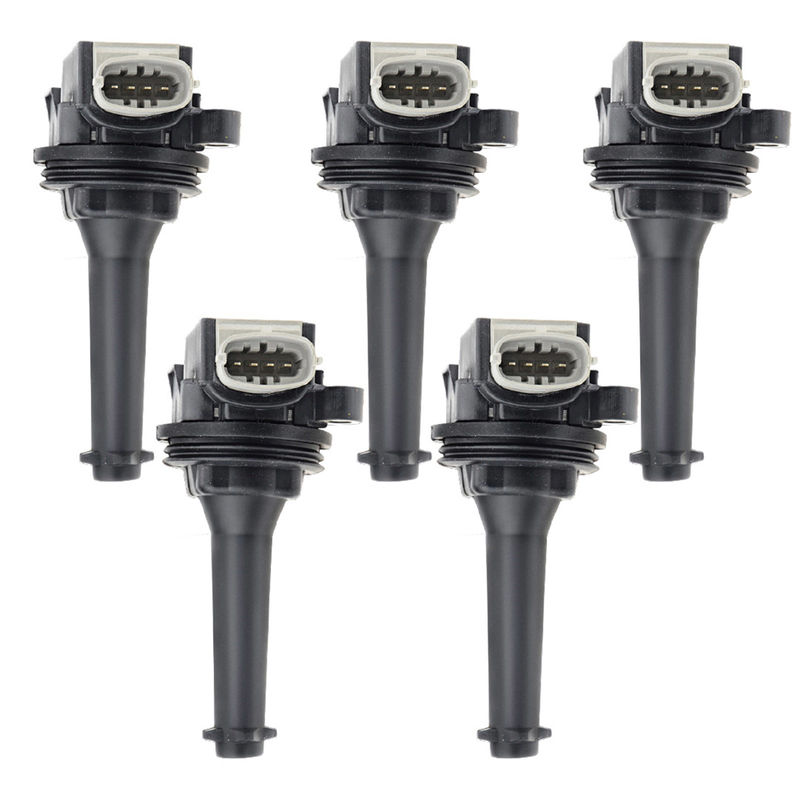 5x Ignition Coils with 4 Pins for Volvo C30 C70 S40 S60 V50 V70 XC70 2.4L 2.5L