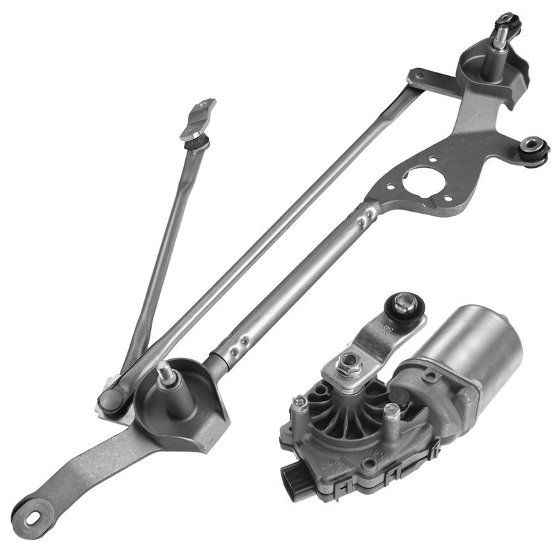 2x Front Windshield Wiper Linkage & Motor Assembly for Cadillac XTS 13-17 3.6L