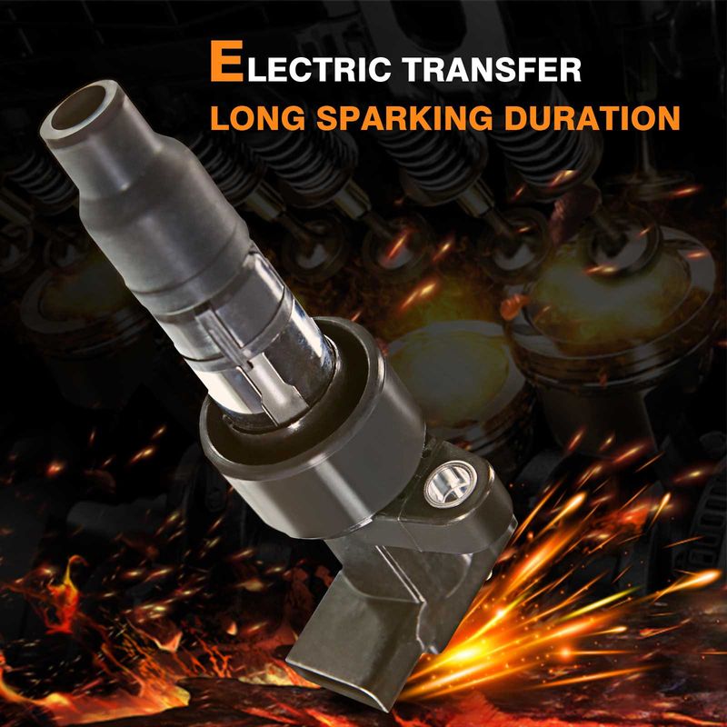 6x Ignition Coils with 4 Pins for Jaguar X-Type 02-08 S-Type 03-08 V6 2.5L 3.0L