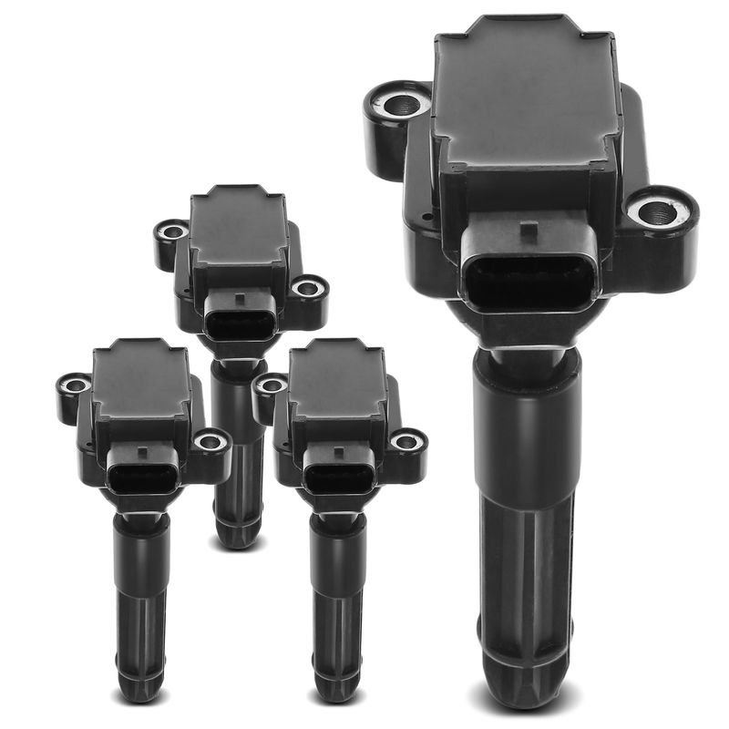 4x Ignition Coils with 3 Pins for Mercedes-Benz R170 CL203 SLK230 2001-2004 C230
