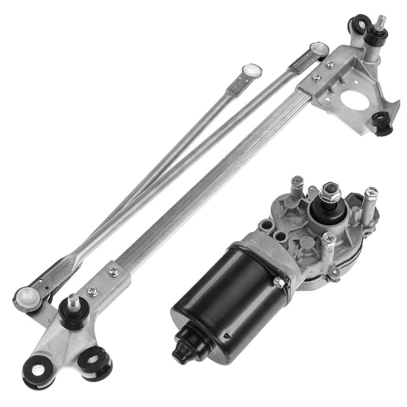 2x Front Windshield Wiper Linkage & Motor Assembly for Honda Civic 1996-2000