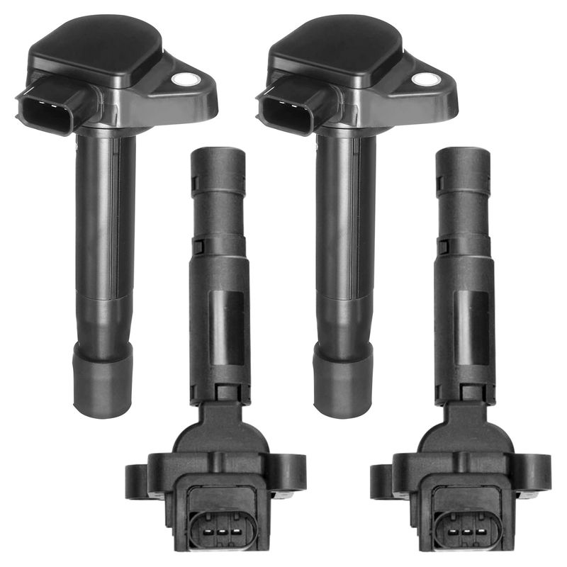 4x Ignition Coils with 3 Pins for Mercedes-Benz W203 C230 2003-2005 L4 1.8L