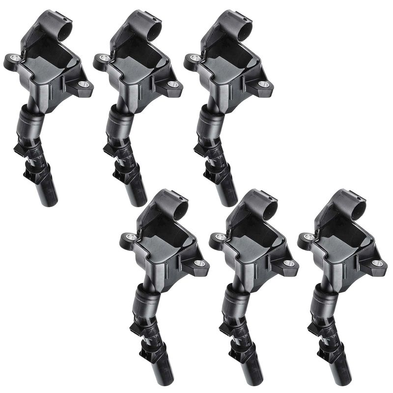6x Ignition Coils with 4 Pins for Mercedes-Benz W205 W213 W166 R231 E400 GL450