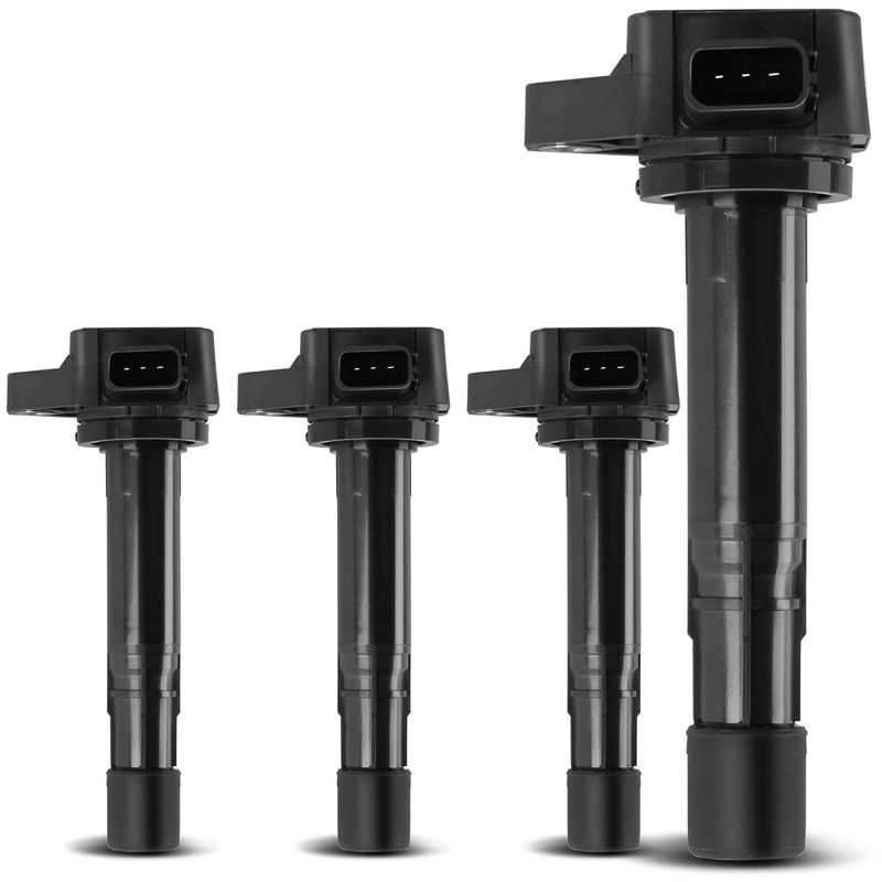 4x Ignition Coils with 3 Pins for Acura EL 2001-2005 Honda Civic 2001-2005 1.7L
