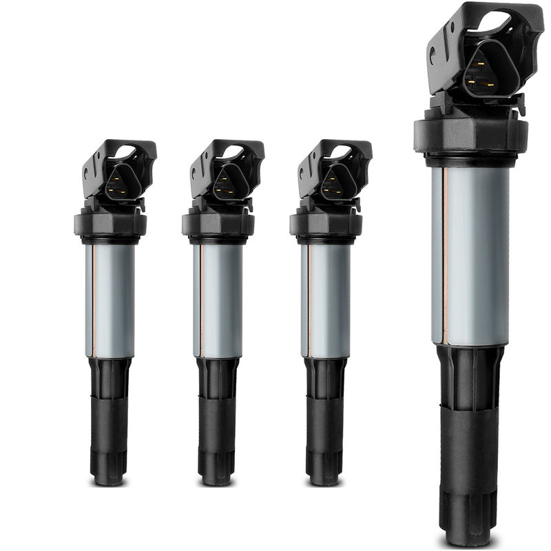 4x Ignition Coils with 3 Pins for BMW E53 E60 E63 E65 B322 C1404