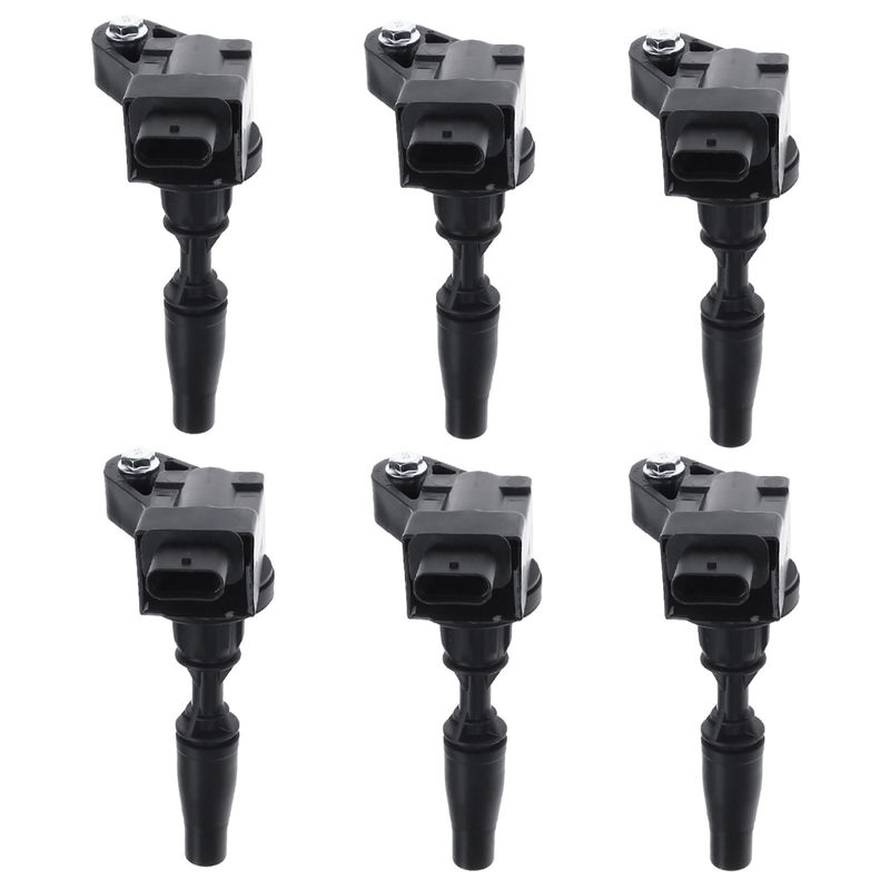 6x Ignition Coils with 4 Pins for Chevrolet Colorado GMC Canyon Cadillac CTS