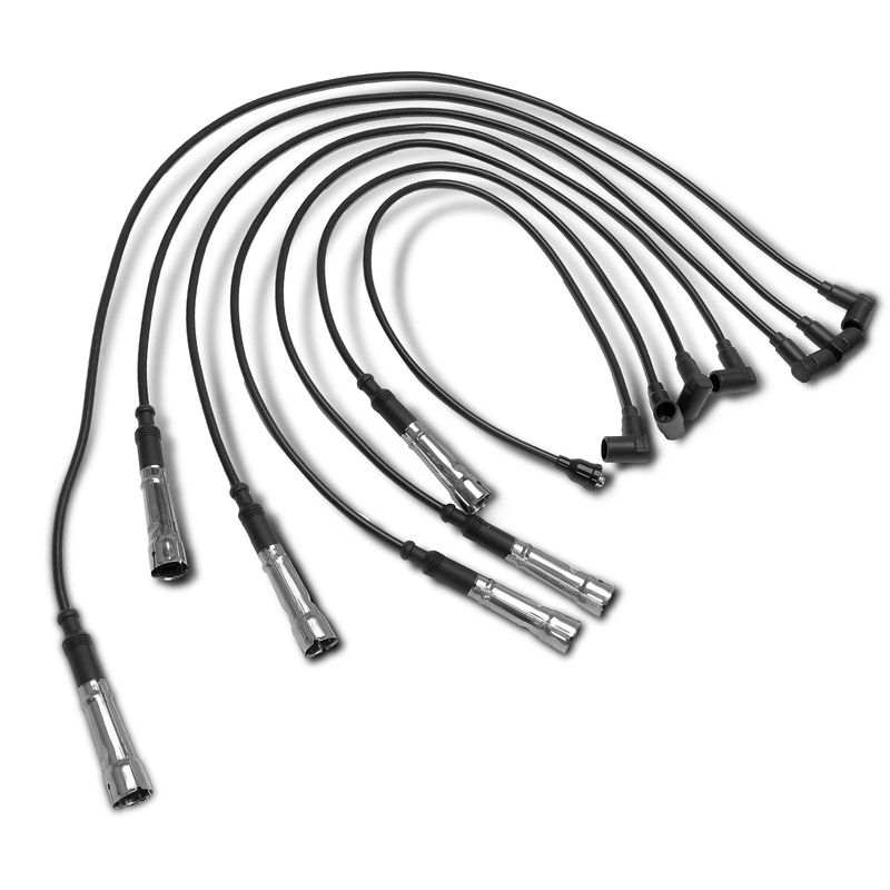 7x Spark Plug Wire Sets for Mercedes-Benz 280 W114 1973-1976 280E W123 L6 2.8L