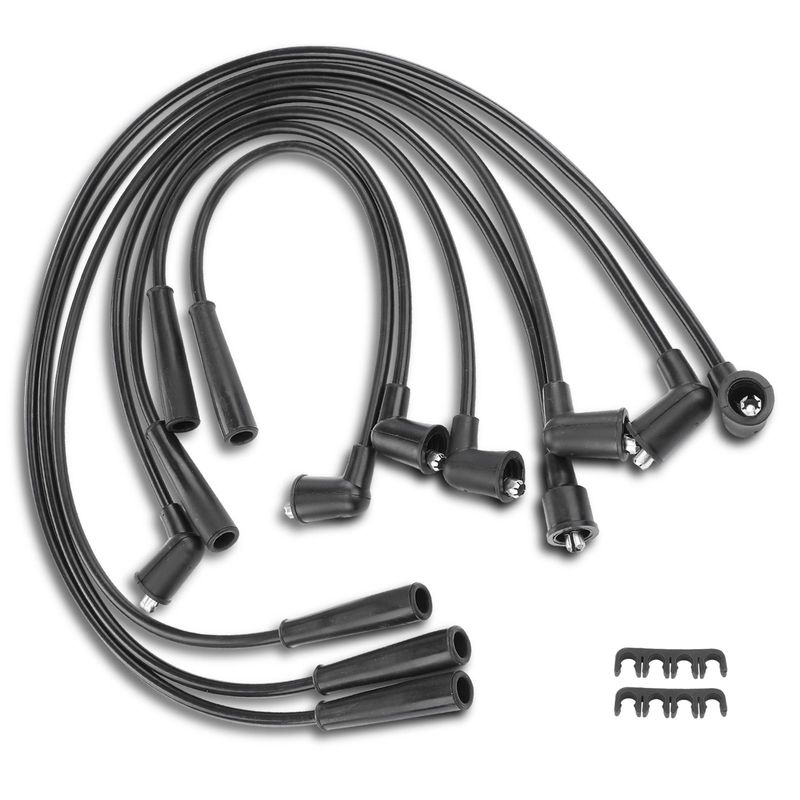 7x Spark Plug Wire Sets for Mazda 929 1988-1991 MPV 1989-1995 V6 3.0L SOHC