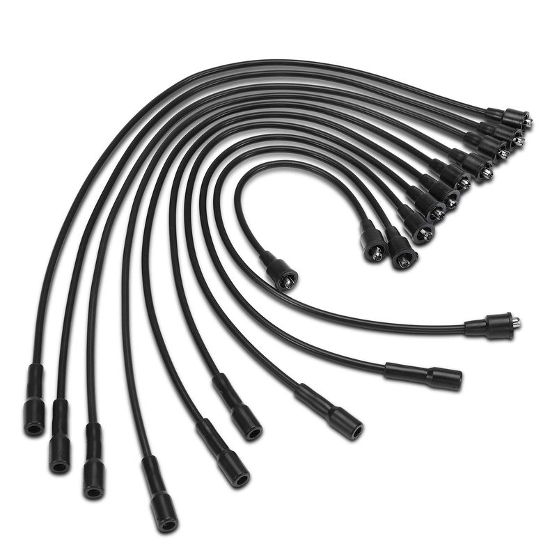10x Spark Plug Wire Set for Dodge Charger Dart Magnum Chrysler Plymouth Fury