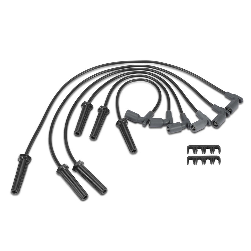 6x Spark Plug Wire Set for Buick Lucerne Chevrolet Impala 2011 V6 3.5L 3.9L