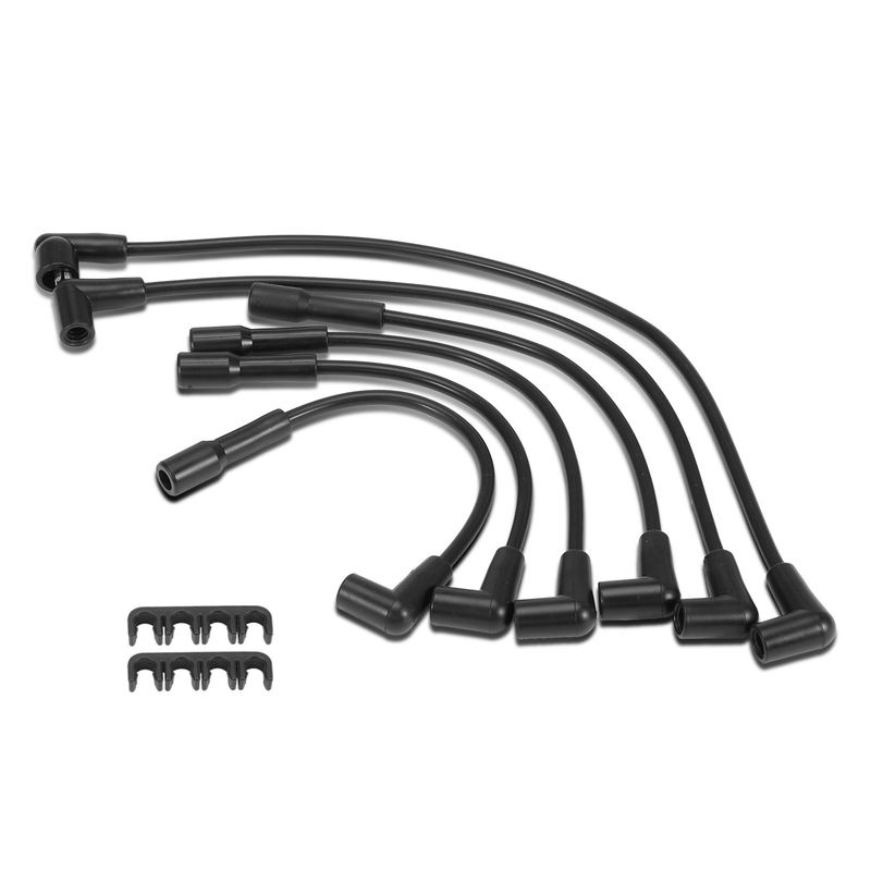 6x Spark Plug Wire Set for Jeep Cherokee 1984-1990 Wagoneer Wrangler Eagle