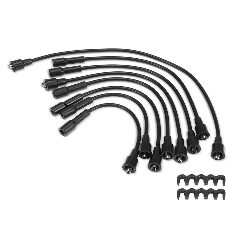 8x Spark Plug Wire Set for Chrysler Cordoba Dodge B150 Aspen Dart Plymouth Fury
