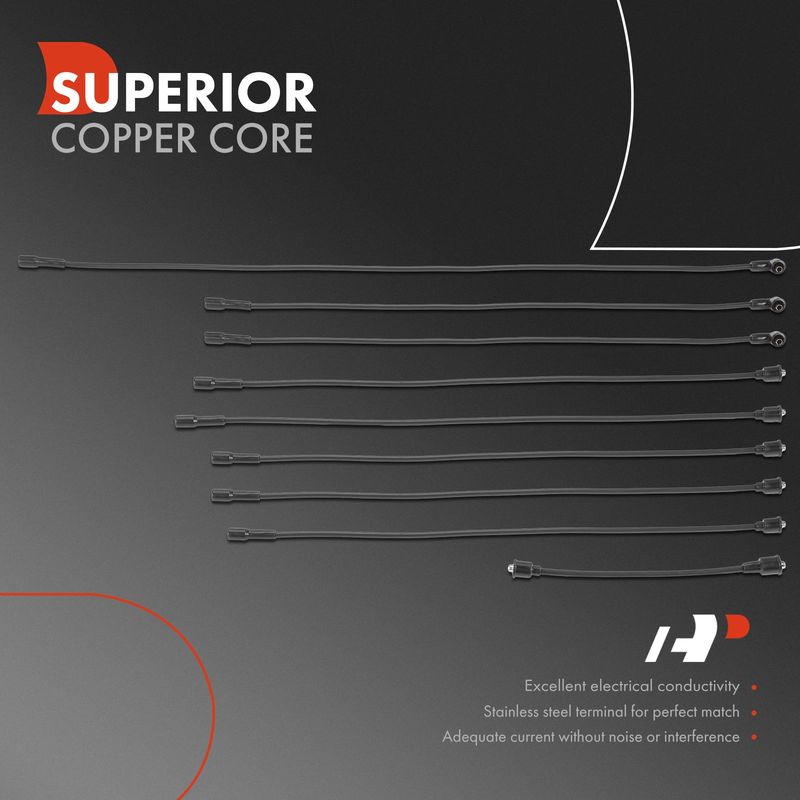 9x Spark Plug Wire Set for International Harvester 100 200 1010 Scout Travelall