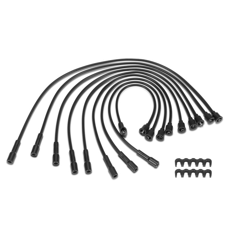 9x Spark Plug Wire Set for AMC Ambassador Buick Skylark Jeep J-2500 Pontiac GTO