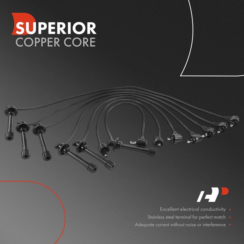 7x Spark Plug Wire Set for Lexus ES250 1990-1991 Toyota Camry 1988-1991 V6 2.5L